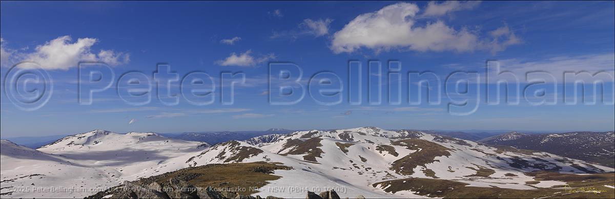 Peter Bellingham Photography View from Summit  Kosciuszko NP - NSW (PBH4 00 10603)